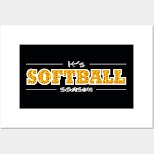 It's Softball Season - Fire Pattern Posters and Art